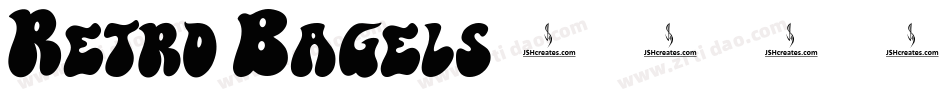 Retro Bagels字体转换